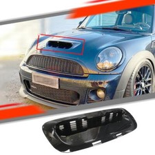 PRESA D'ARIA SUL COFANO NERO LUCIDO PER MINI COOPER S R55 R56 R57 R58 R59 06-13