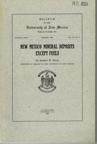 New mexico mineral deposits - mexico,