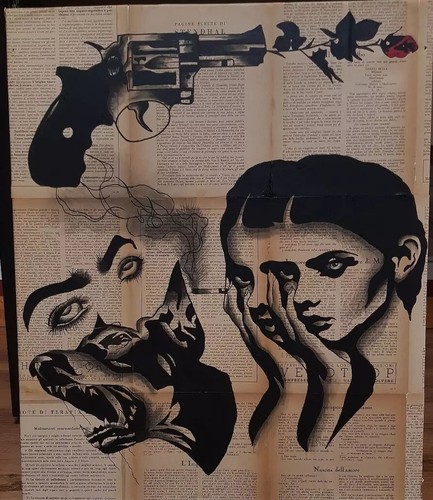 Quadri moderni dipinti mano - moderni,