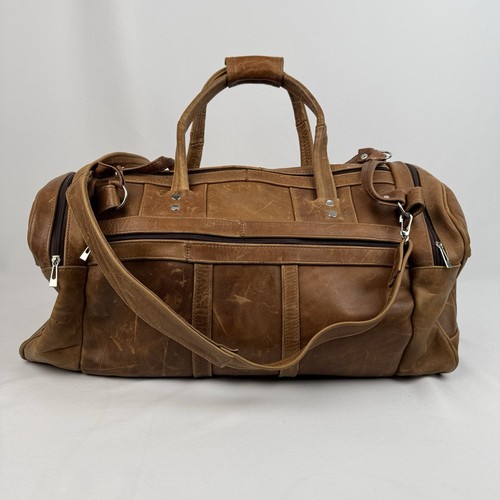 Borsone vintage pelle - , marrone