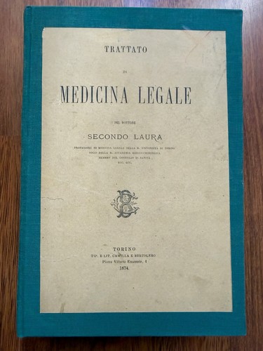 Medicina legale secondo - -,