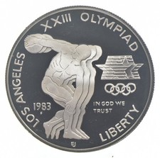 1983-S Proof Olympic Discus