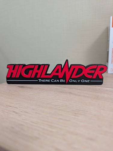 Logo highlander enseigne - 3d,
