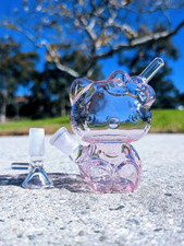 MINI 4.5" Cute Kitty Cat Glass