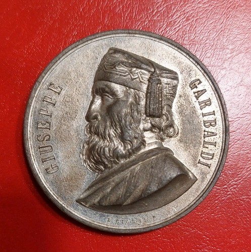 Medaglia garibaldi torino - torino, 1882