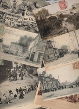 FRANCE - FRANCIA lotto di 30 cartoline formato piccolo spedite dal primo 900 OL2