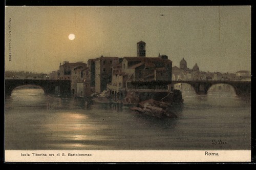 Roma isola tiberina - di, s