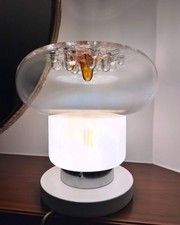 Lampada Da Tavolo Toni Zuccheri Mazzega Murano Anni 70