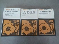 le commedie Aristofane a cura di Benedetto Marzullo tre volumi laterza "OTTIMI"