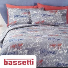 Copripiumone matrimoniale e federe Bassetti Easy Go grigio