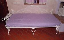 DIVANO LETTO in FERRO BATTUTO