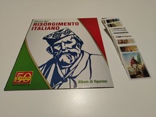STORIA DEL RISORGIMENTO ITALIANO: ALBUM VUOTO + 180 FIGURINE DA ATTACCARE PANINI