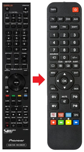 Telecomando adatto per - , pioneer