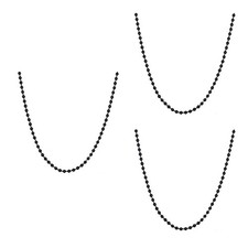  Confezione 3 Collane Perline