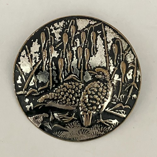 Spilla placcata argento - , birds