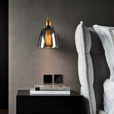 Plafoniera vetro camera da letto luci a sospensione cucina sospensione bar lampada retrò