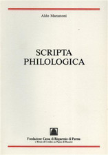 Marastoni,Aldo. - Scripta