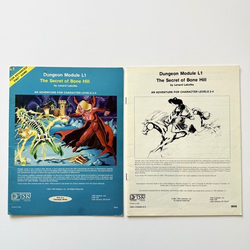 Dungeon module l1 - ad&d, 1e