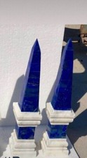 Obelisco in marmo 18" due