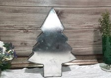 TORTIERA ALBERO DI NATALE USO DECORATIVO LAMINA H CM 32 LARGH MASSIMA 33 