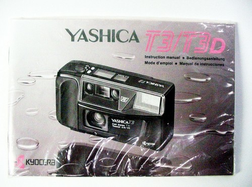 Yashica opuscolo istruzioni - t3,