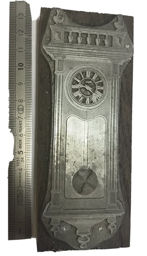 Placca incisione orologio