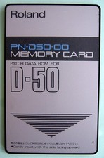 ROLAND  2 CARD PN-00 MEMORIA