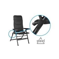 Sedia Brunner 0404002N C51M REBEL Medium Blu Campeggio Poggiapiedi Reclinabile