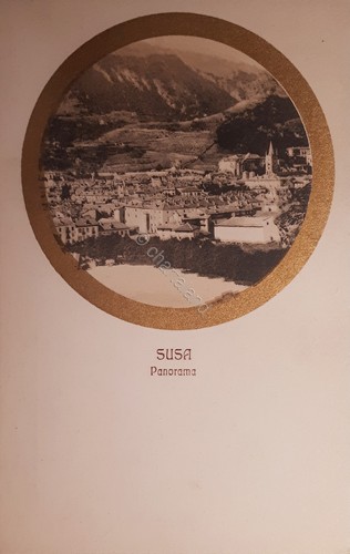 Cartolina susa panorama - -,