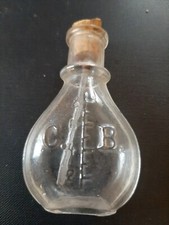 Antica Rara Miniatura Bottiglia Profumo  Glass XIX Sec museale 