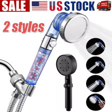 Soffione Doccia Filtrato con Portatile,3 Modalità di Spruzzo Alta Pressione Risparmio Acqua Morbido