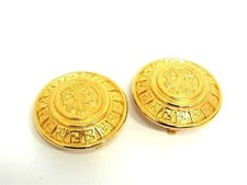 Orecchini FENDI logo FF oro