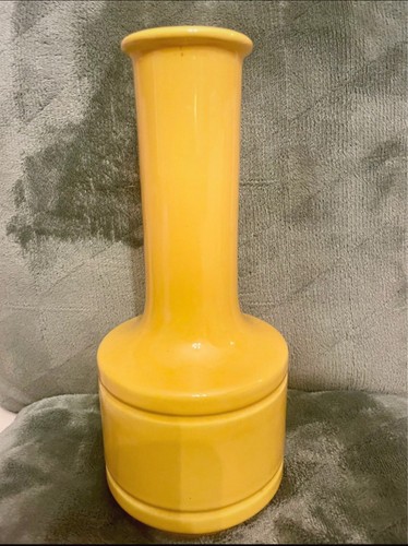 Vaso giallo anni 28 - vaso,