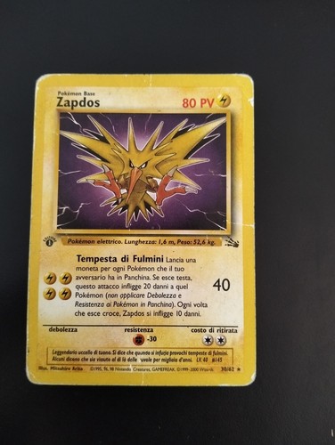 Zapdos 1a edizione - 30/62,
