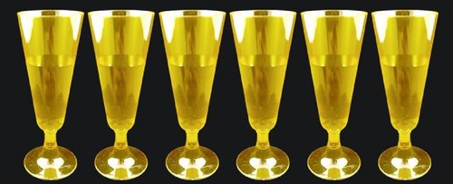 Calici champagne giallo - calici,