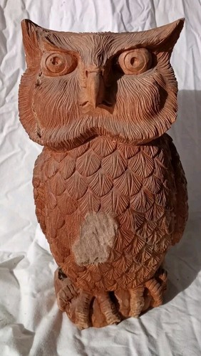 Civetta gufo scultura in - scultura,