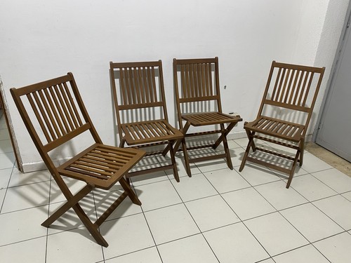 Set sedie pieghevoli - set, 4