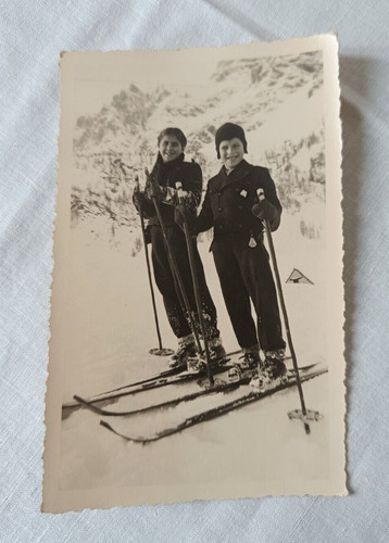 Foto cartolina coppia ragazzi