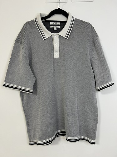 Cos polo shirt black white - polo, t-shirt