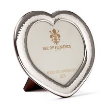 10x10 CORNICE PORTAFOTO in ARGENTO MASSICCIO 925 con retro in legno 9×9* 7399Q