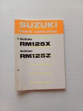 Suzuki RM 125 X-Z cross 1981-82 catalogo ricambi originale spare parts catalog