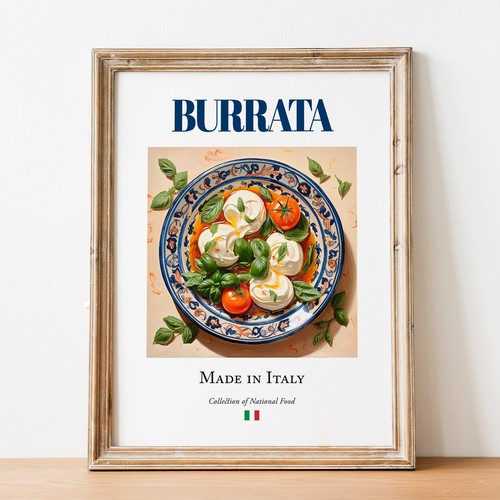 Stampa piastrelle burrata - stampa,