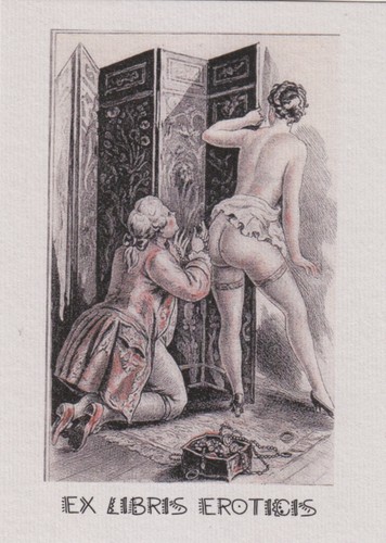 Libris bookplate erotico - ex,
