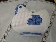 formella gallina ceramica thun