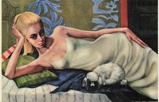 Cartolina dipinto ad olio