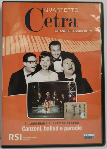 Dvd quartetto cetra grandi - cetra,