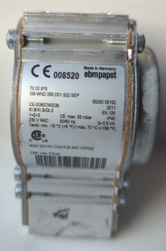 Valvola gas ebmpapst rational - valvola,