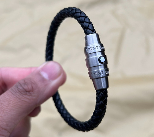 Bracciale montblanc pelle - bracciale,