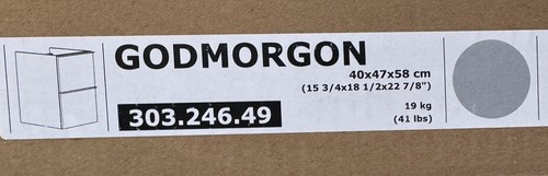 Armadio ikea godmorgon - godmorgon, grigio