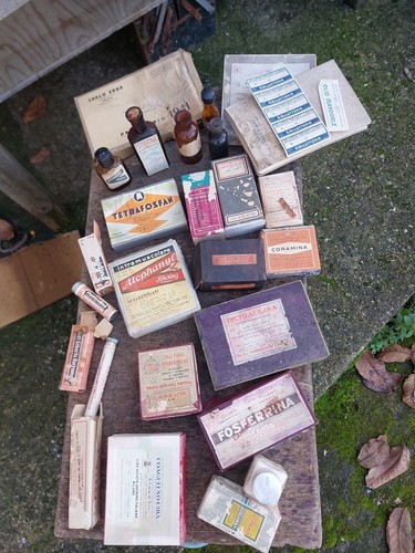 Lotto farmacia epoca vintage - lotto,